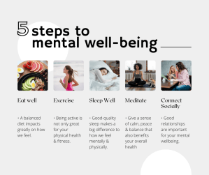 5 Simple Steps to Care for Your Mental Health and Well-Being