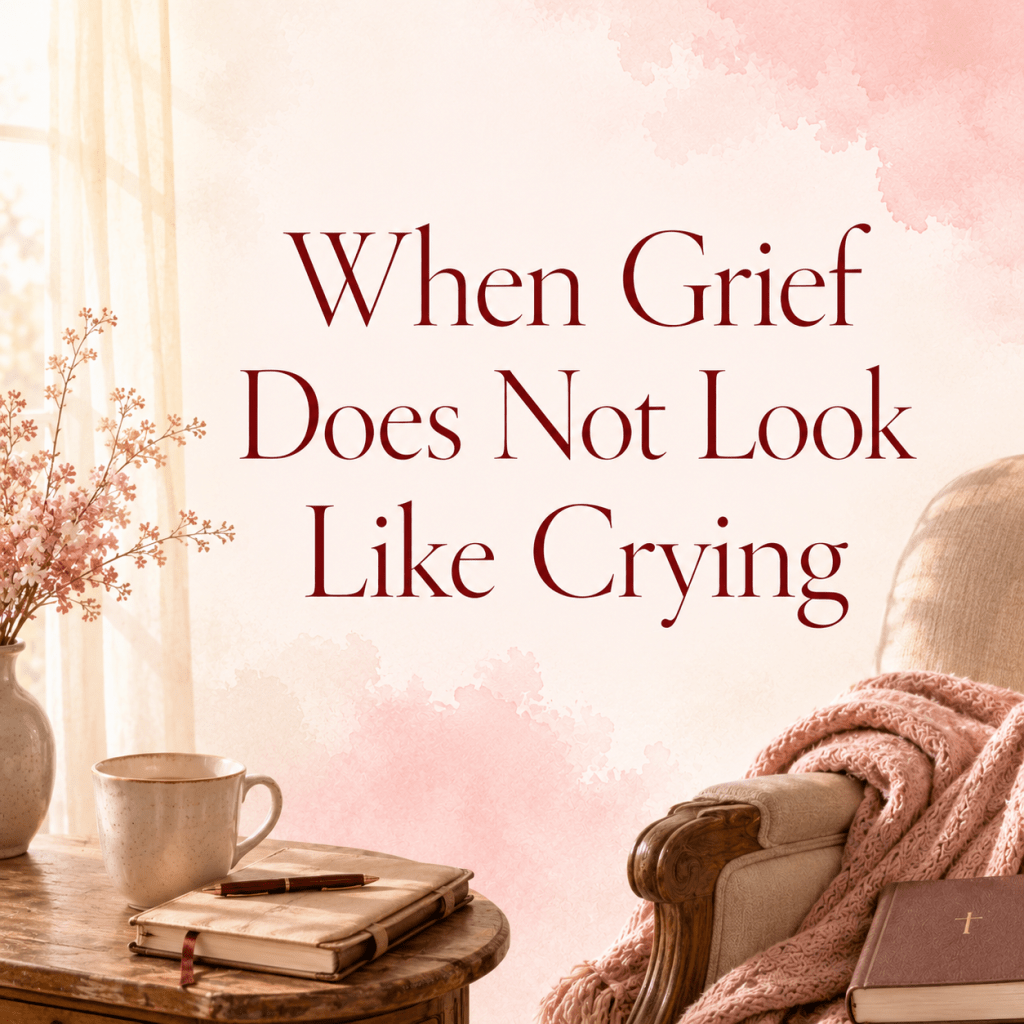 a reflection on hidden grief, grief symptoms, anxiety, anger, numbness, and faith.
